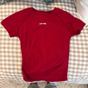 DFYNE impact tee — crimson
